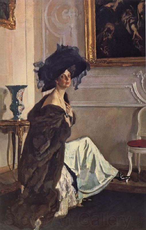 Valentin Serov Portrait of the Princess Olga Orlova France oil painting art